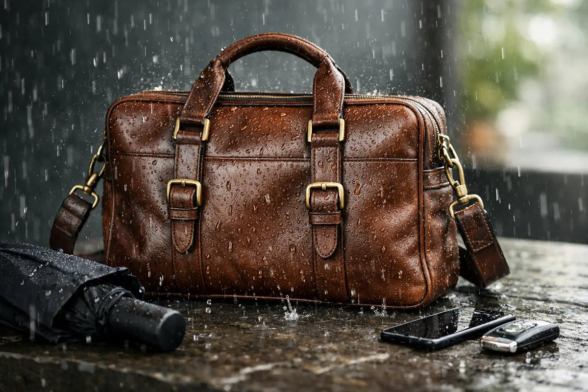 Is Leather Waterproof? What Your Bag Can Handle