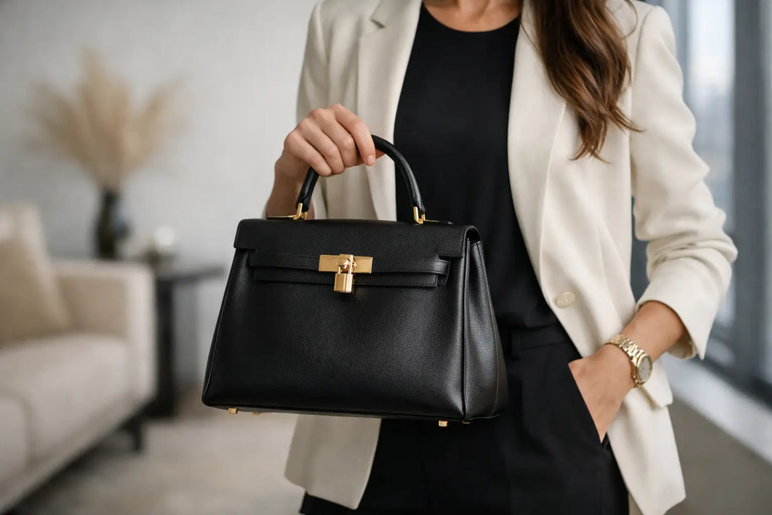 How to Choose a Leather Handbag With Presence