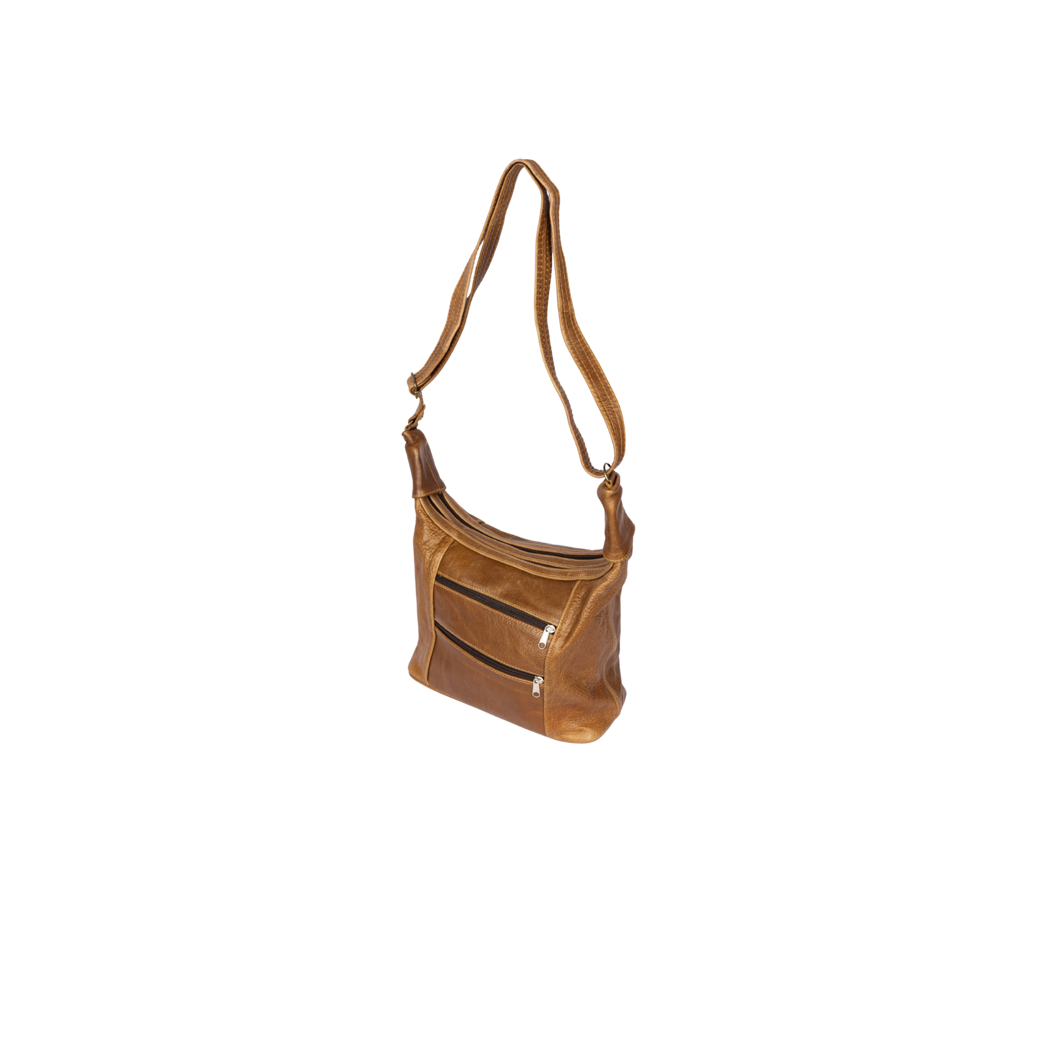 Faye - Full-Grain Leather Shoulder & Crossbody Bag | Handcrafted Full-Grain Bag