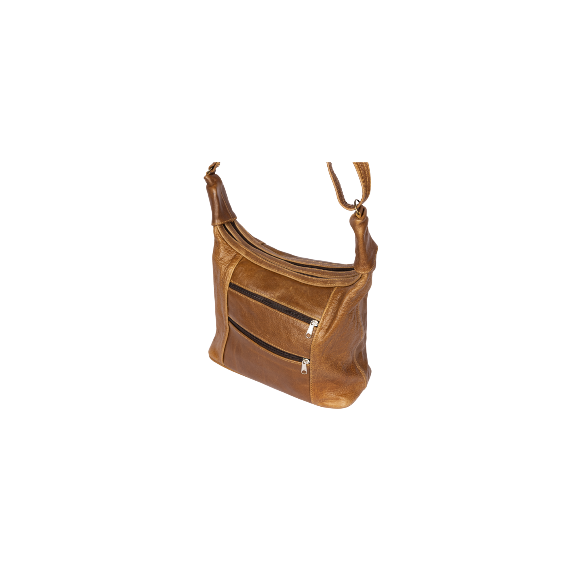 Faye - Full-Grain Leather Shoulder & Crossbody Bag | Handcrafted Full-Grain Bag