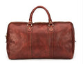 Amari Large Leather Duffle Bag - Luxury Travel Weekender