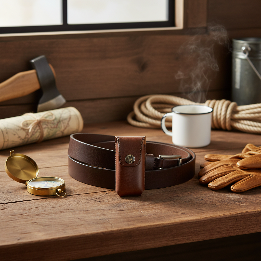 Brown Leather Knife Holder | Handcrafted Knife Sheath | Poshique ...
