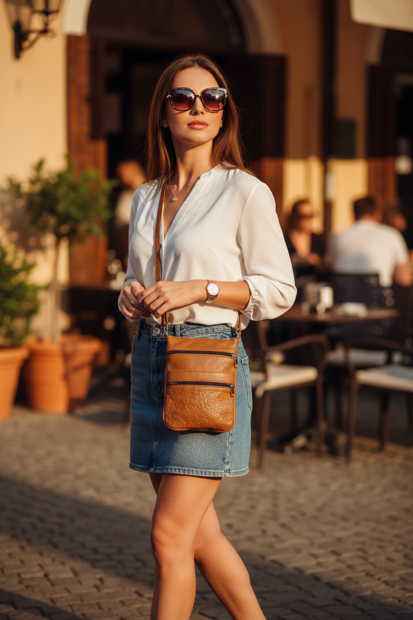 Mavi Large Crossbody L.Brown